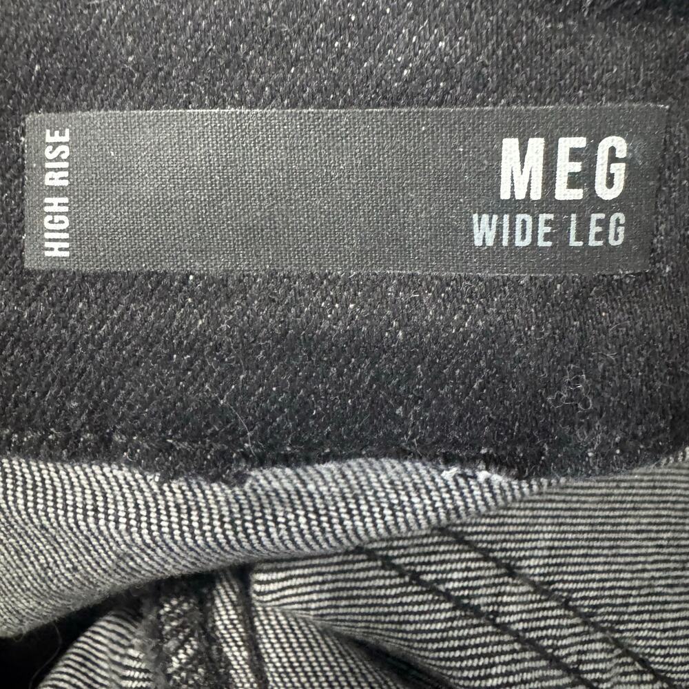 KUT from the Kloth Meg High Rise Wide Leg Jean- Size 0- Black Wash - Picture 4 of 5